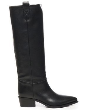Evaluna Knee-High Boots - Black