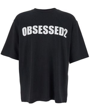 DSquared² Short Sleeve Crewneck T-Shirt - Black