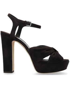 Jimmy Choo Heloise 120 Platform Sandals - Black
