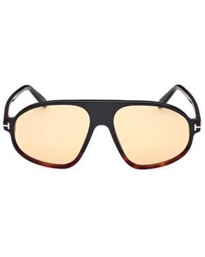 Tom Ford Pilot-Frame Sunglasses - Black