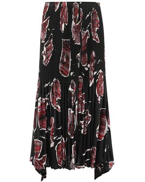 Colville Delphi Pleated Midi Skirt - Black