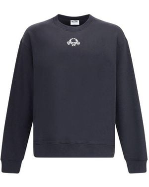 Moschino Laurel Crown Logo Sweatshirt - Blue