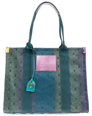 Kurt Geiger Southbank Zipped Large Tote Bag - Blue