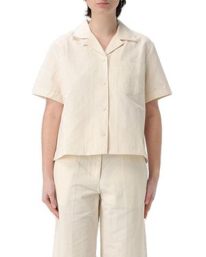 A.P.C. Maeva Short Sleeved Shirt - Natural