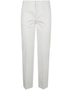 Aspesi Classic Straight Trousers - White
