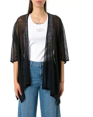 Liu Jo Knitted Poncho - Black