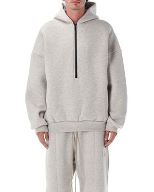 Fear Of God Athletic Half Zip Hoodie - Grey