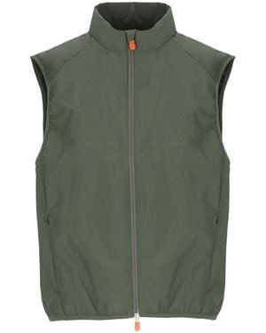 Save The Duck Mars Zipped Vest - Green