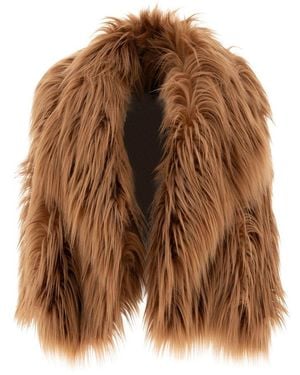 BB COUTURE Bacon Faux Fur Jacket - Brown