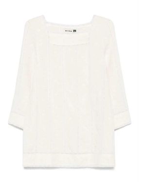 RIXO London Joane Mini Dress - White