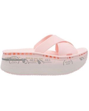 Premiata Moura Slip-On Platform Sandals - Pink