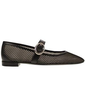 Stuart Weitzman Arabella Ballet Flats - Black