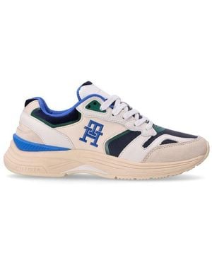 Tommy Hilfiger Modern Preppy Runner Lace-Up Trainers - White