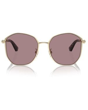 Burberry Round Frame Sunglasses - Pink