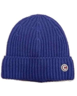 Colmar Logo-Patch Beanie - Blue