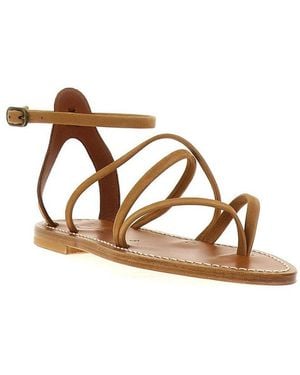 K. Jacques Epicure Strappy Sandals - Brown