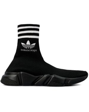 Balenciaga 3D Tech Sneakers With Ergonomic Sole And Embroidered Logo - Black