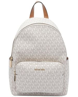 MICHAEL Michael Kors Tanner Medium Signature Logo Backpack - Grey