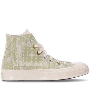 Converse Chuck 70 Jacquard Lace-Up Sneakers - Natural