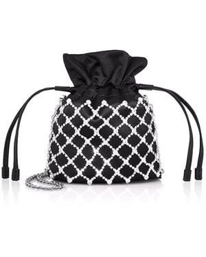 Aquazzura Embellished Lover Mini Pouch Bag - Black