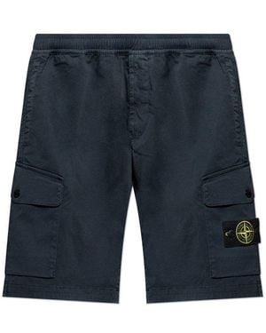 Stone Island Cargo Shorts - Blue