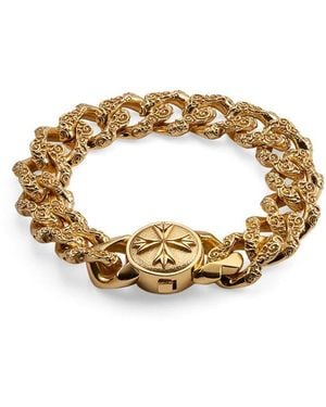 Emanuele Bicocchi Large Flourish Chain Bracelet - Metallic