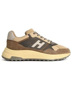 Hogan Hyperlight Side H Patch Sneakers - Brown