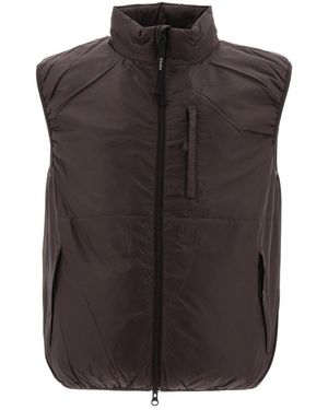 Aspesi Jil Zip-Up Gilet - Brown