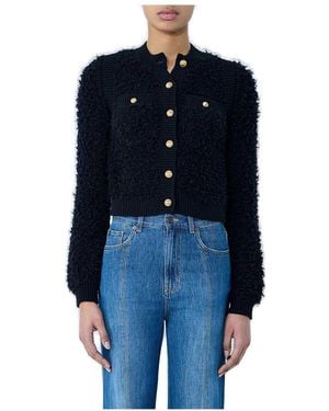 Chloé Short Fitted Cardigan - Blue