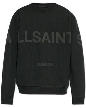 AllSaints Signature Logo Crewneck Jumper - Black