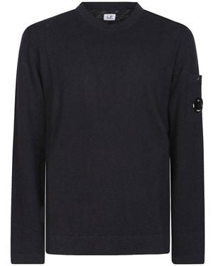 C.P. Company Lens Detail Sweater - Black