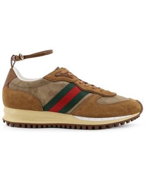 Gucci Re-Motion Trainers - Brown