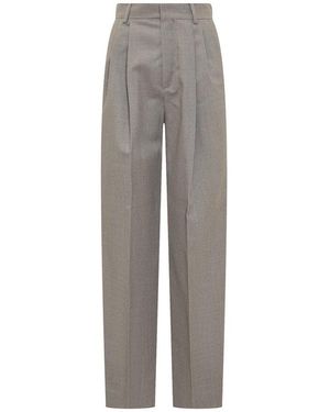 ARMARIUM Tailored High-Waist Trousers - Grey