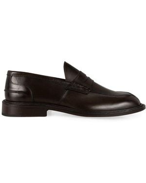 Tricker's James Round-Toe Loafers - Black