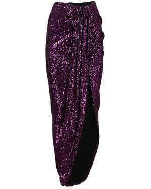 Nervi Suzie Sequin Skirt - Purple