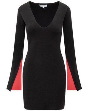 JW Anderson Contrast Dress - Black