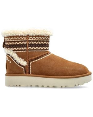 UGG Classic Mini Antherson Slip-On Boots - Brown