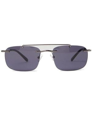 Eytys Avery Rimless Square Sunglasses - Grey