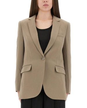 MICHAEL Michael Kors Crepe Blazer - Natural