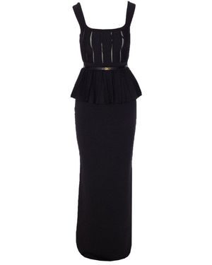 Elisabetta Franchi Sleeveless Knitted Dress - Black