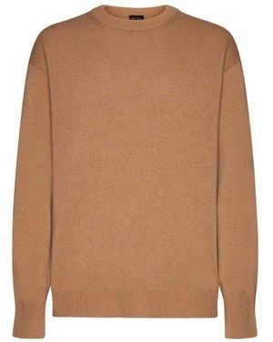 Roberto Collina Crewneck Knit Jumper - Brown