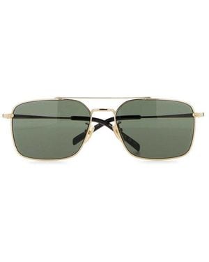 Gucci Specialized Fit Rectangular Sunglasses - Green