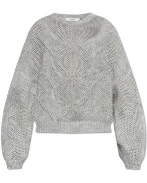 Gestuz Textured Knit Jumper - Grey