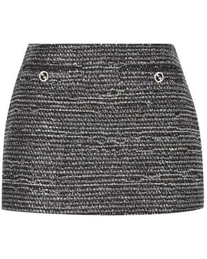 スカート GUCCI DARK GREEN VISCOSE AND TWEED BLEND SKIRT Gucci Dark Green Viscose And Tweed Blend Skirt Women | ModeSens