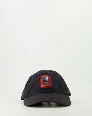 Parajumpers Logo Patch Pull-On Baseball Cap - Black