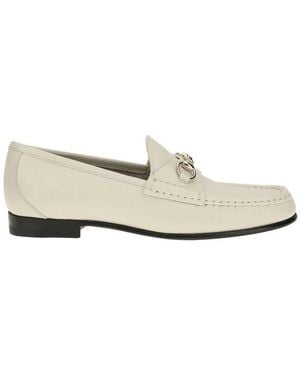 Gucci Horsebit 1953 Slip-On Loafers - White