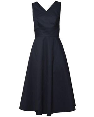 Aspesi V-Neck Sleeveless Dress - Blue
