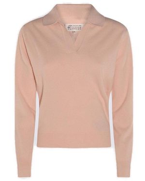 Maison Margiela Knitted Jumper - Pink