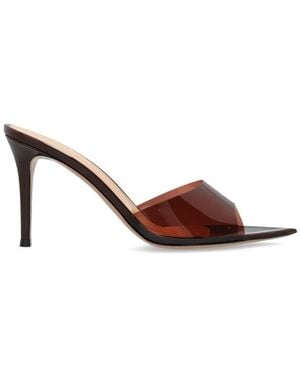 Gianvito Rossi Elle Heeled Sandals - Brown