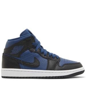 Nike 1 Mid Split Lace-Up Sneakers - Blue